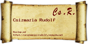 Csizmazia Rudolf névjegykártya